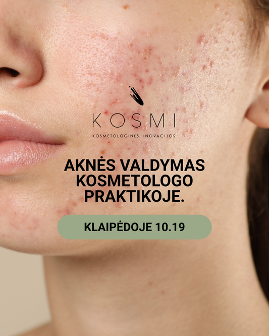 AKNĖS VALDYMAS KOSMETOLOGO PRAKTIKOJE KLAIPĖDOJE 10.19