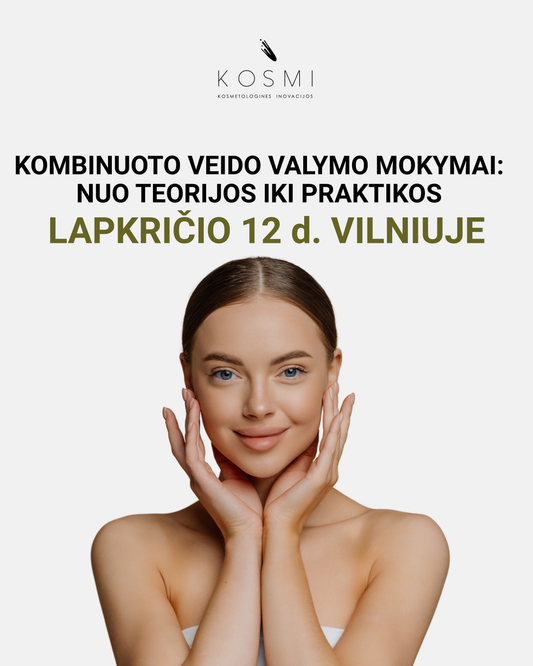 Kombinuoto veido valymo mokymai: nuo teorijos iki praktikos VILNIUJE/ TRAKUOSE 11.12