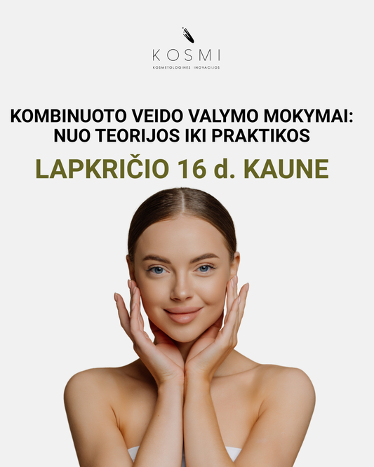 Kombinuoto veido valymo mokymai: nuo teorijos iki praktikos KAUNE 11.16